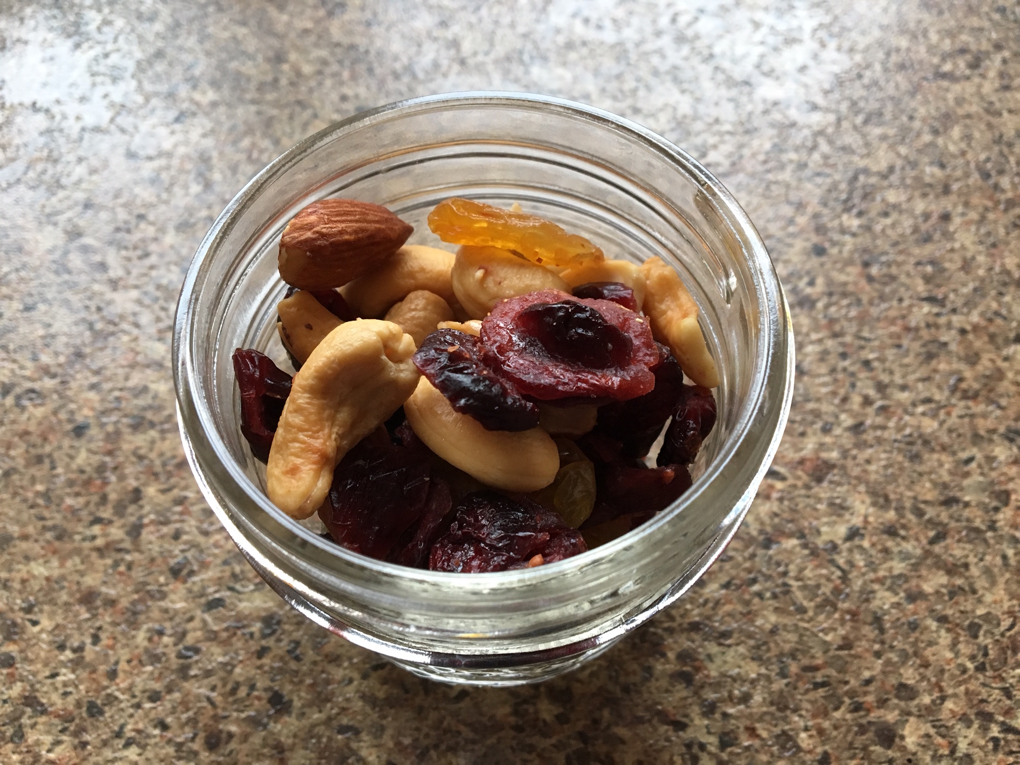 Mixed nuts and dried fruit
